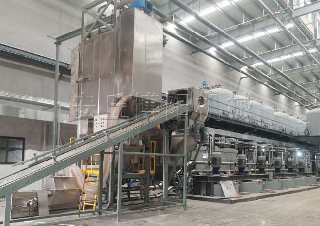 噸包拆包機+多出料口管鏈輸送機