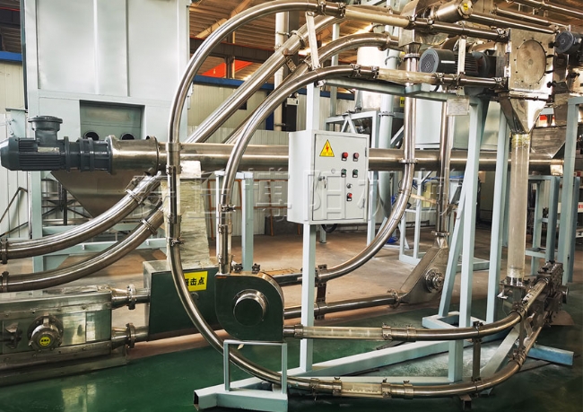 鋼絲繩管鏈輸送機