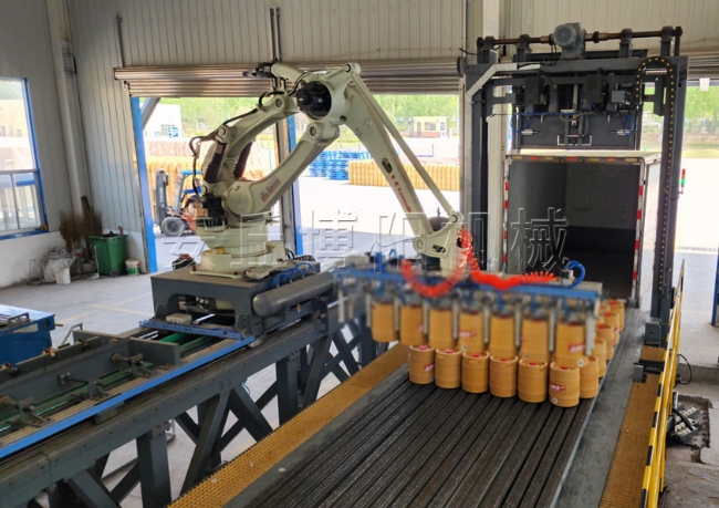 整體推進式自動裝車機