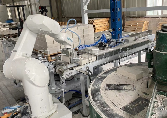 氧化鋁磚自動搬運碼垛機生產線