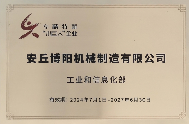 專精特新小巨人企業(yè)
